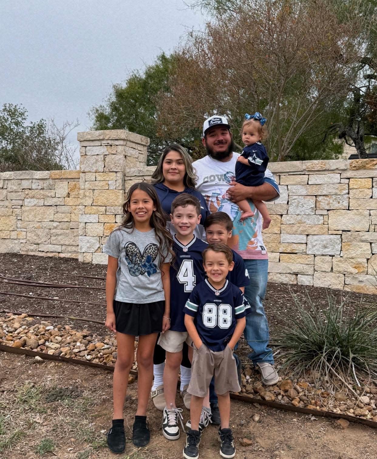 Albert with his family